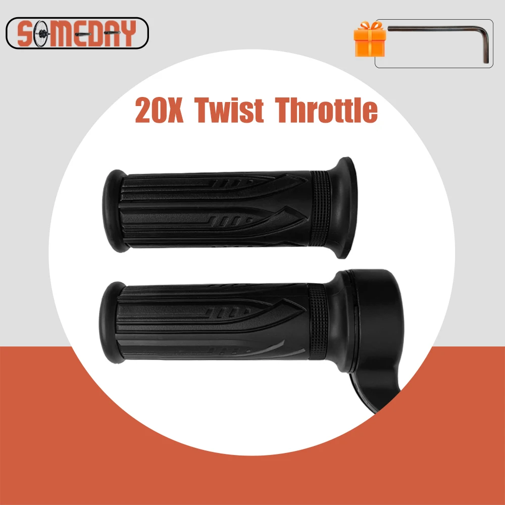 

Electric Bike Scooter Twist Throttle WUXING 20X EBike Right Handle Throttle for 24V 36V 48V 60V 72V Electric Bicycle Accelerator