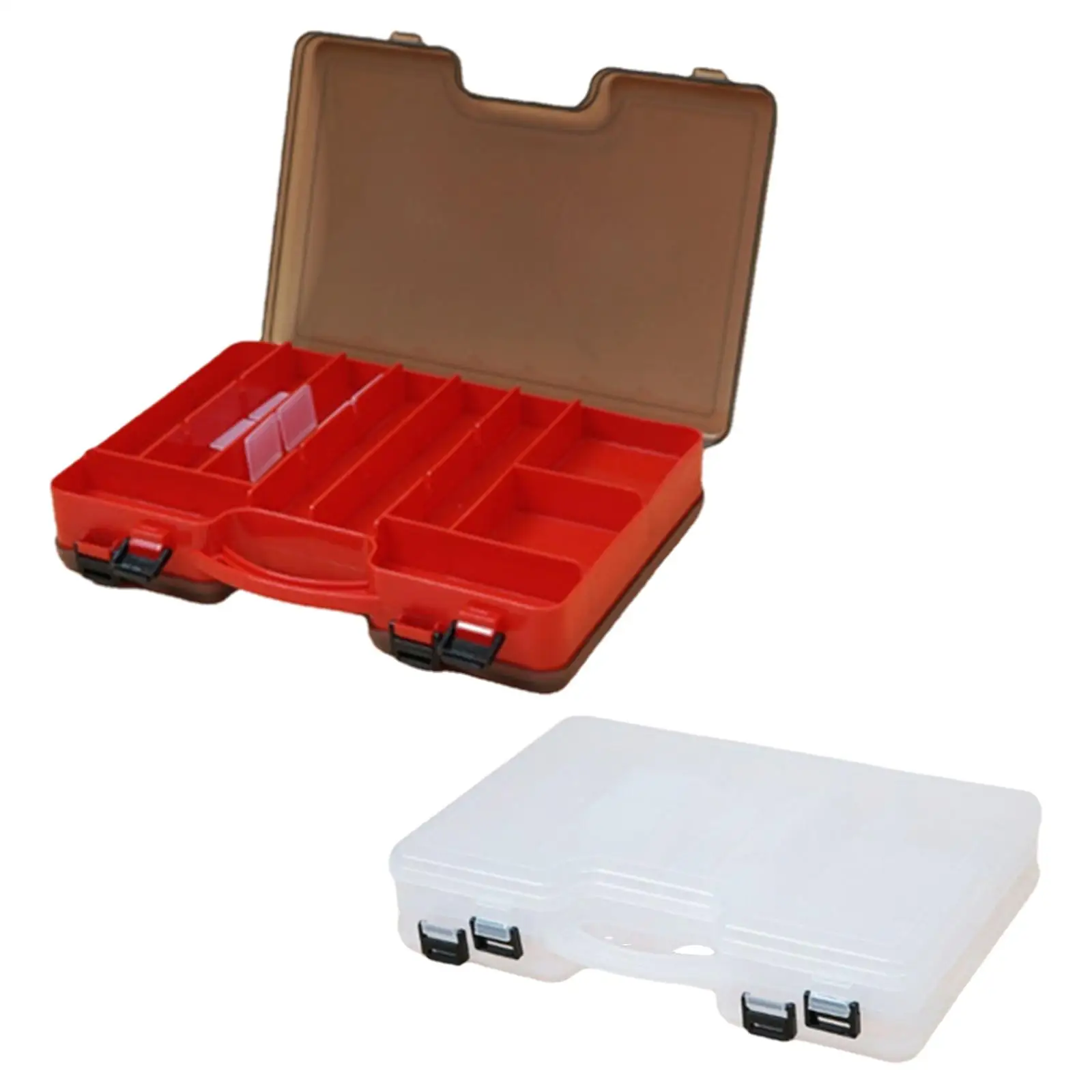 Plastic Fishing Tackle Box Storage Tray Double Sided Transparent with Handle Container
Plastic Fishing Tackle Box Storage Tray Double Sided Transparent with Handle Container