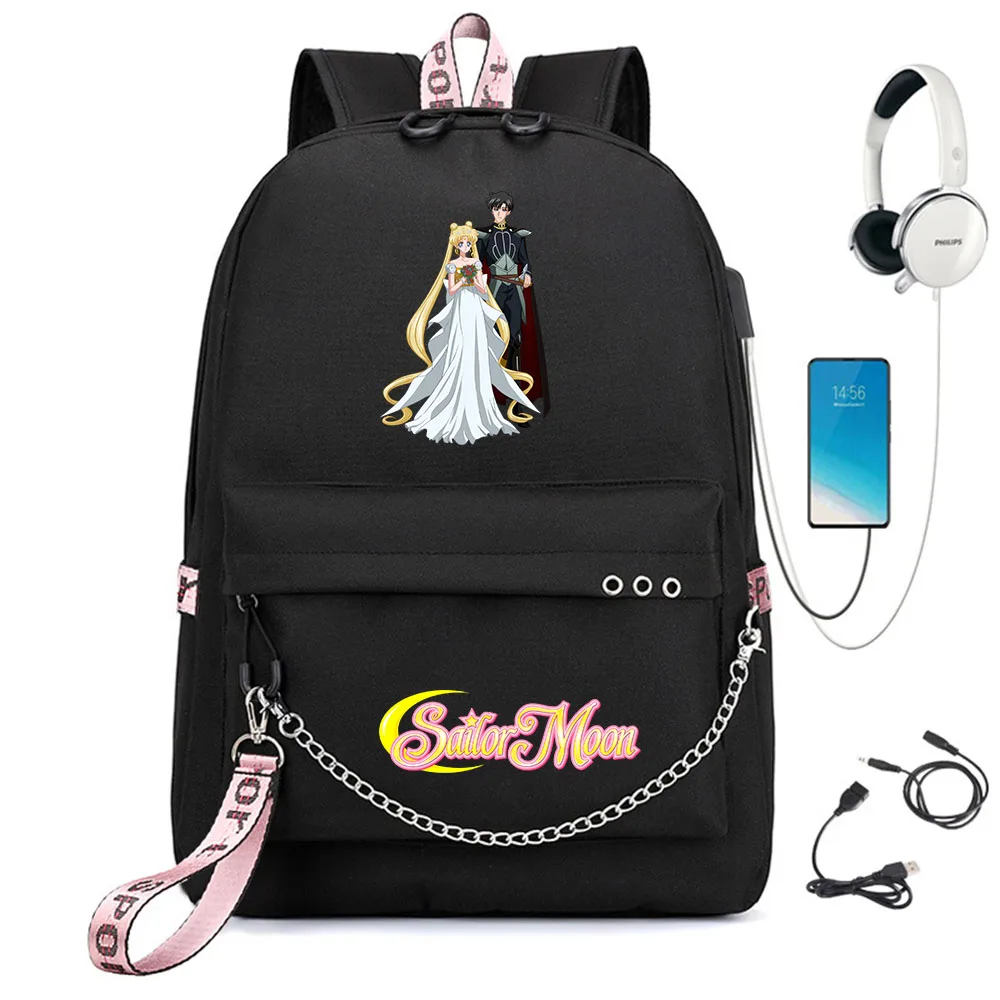 Anime Cartoon Nylon Backpack Schoolbag Casual USB Charge Packsack Teenger Travel Laptop Bag Zipper Student Girl Bookbag Knapsack 
Anime Cartoon Nylon Backpack Schoolbag Casual USB Charge Packsack Teenger Travel Laptop Bag Zipper Student Girl Bookbag Knapsack