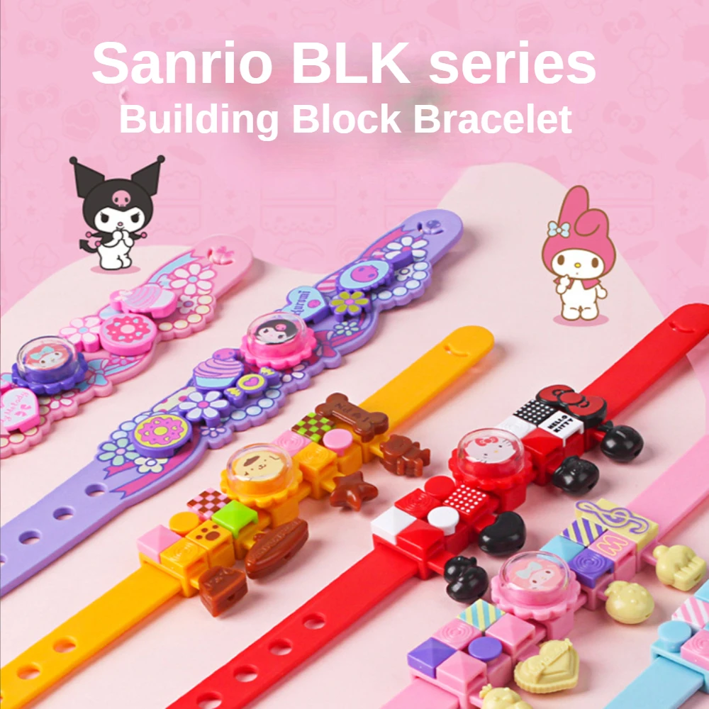 kawaii Building Blocks Bracelet Sanrio Hello Kitty My Melody Cinnamoroll Pom Pom Purin Kuromi Animal Model Construction Toys
kawaii Building Blocks Bracelet Sanrio Hello Kitty My Melody Cinnamoroll Pom Pom Purin Kuromi Animal Model Construction Toys