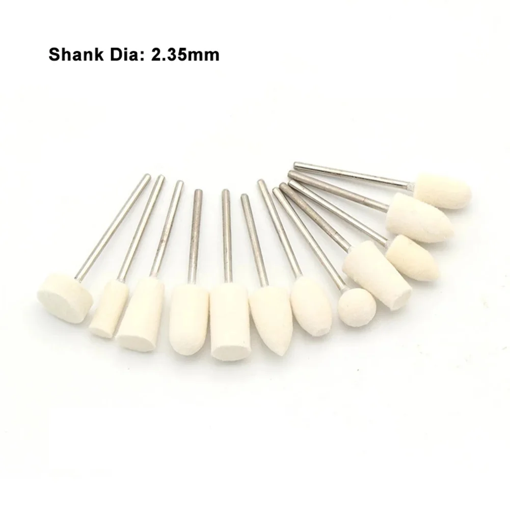 12pcs 45mm Wool Polishing Wheel 2.35mm Shank Grinding Head For Polishing Mould Electronic Glass Manicure Grinding Rotary Tool
12pcs 45mm Wool Polishing Wheel 2.35mm Shank Grinding Head For Polishing Mould Electronic Glass Manicure Grinding Rotary Tool