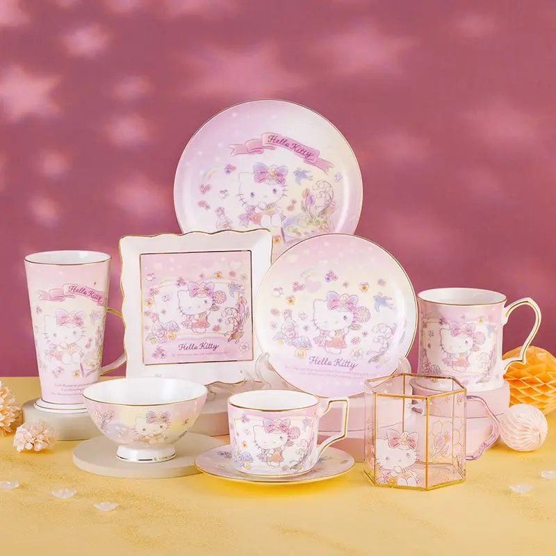Kawaii Sanriod Anime Hobby Kitty Dream Collection Home Bone China Cutlery Set Breakfast Plate Milk Cup Salad Bowl Mug
Kawaii Sanriod Anime Hobby Kitty Dream Collection Home Bone China Cutlery Set Breakfast Plate Milk Cup Salad Bowl Mug