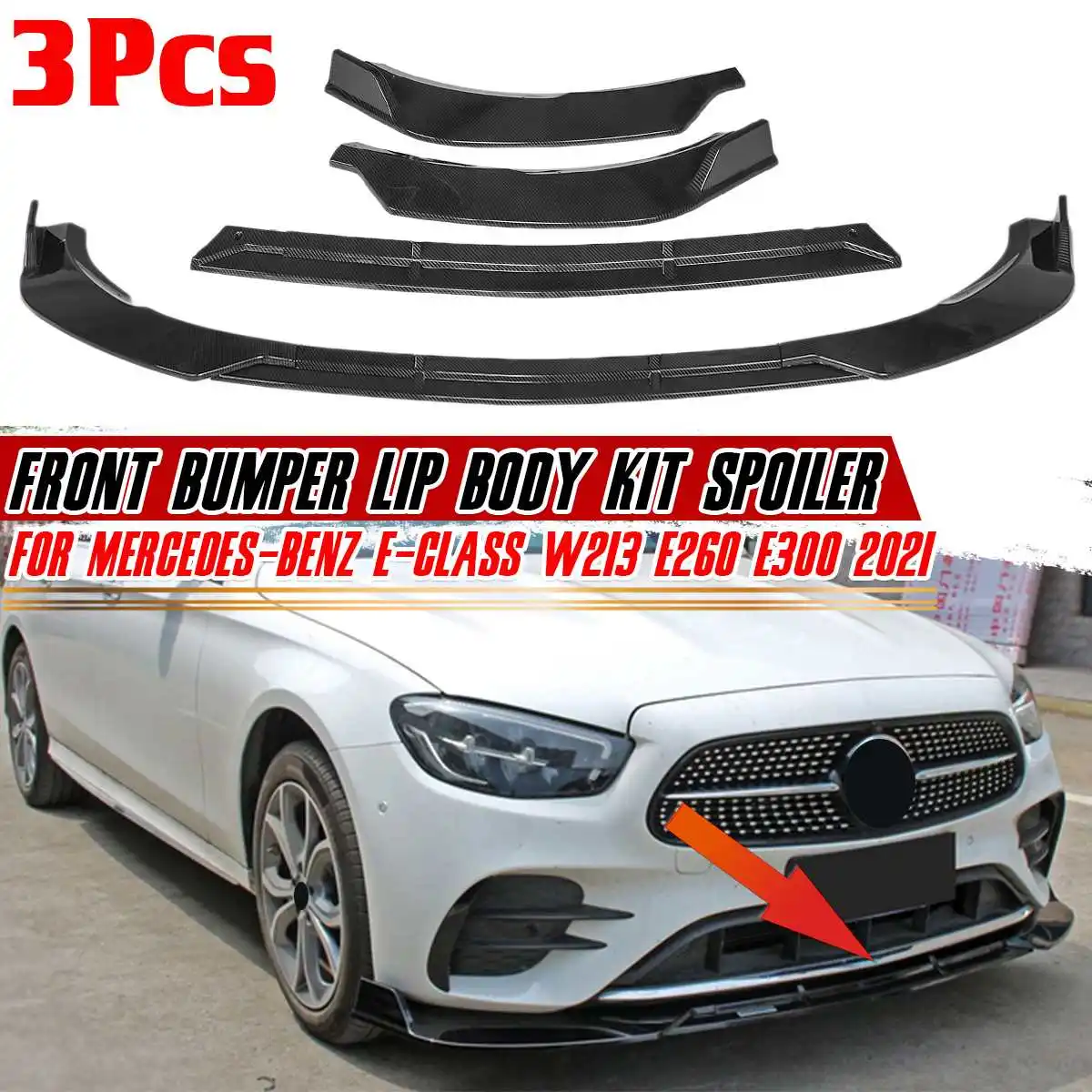 W213 бампер ABS автомобильный передний бампер дефлектор губ Диффузор защитный спойлер для Mercedes для Benz W213 E класс E260 E300 2021
W213 бампер ABS автомобильный передний бампер дефлектор губ Диффузор защитный спойлер для Mercedes для Benz W213 E класс E260 E300 2021
