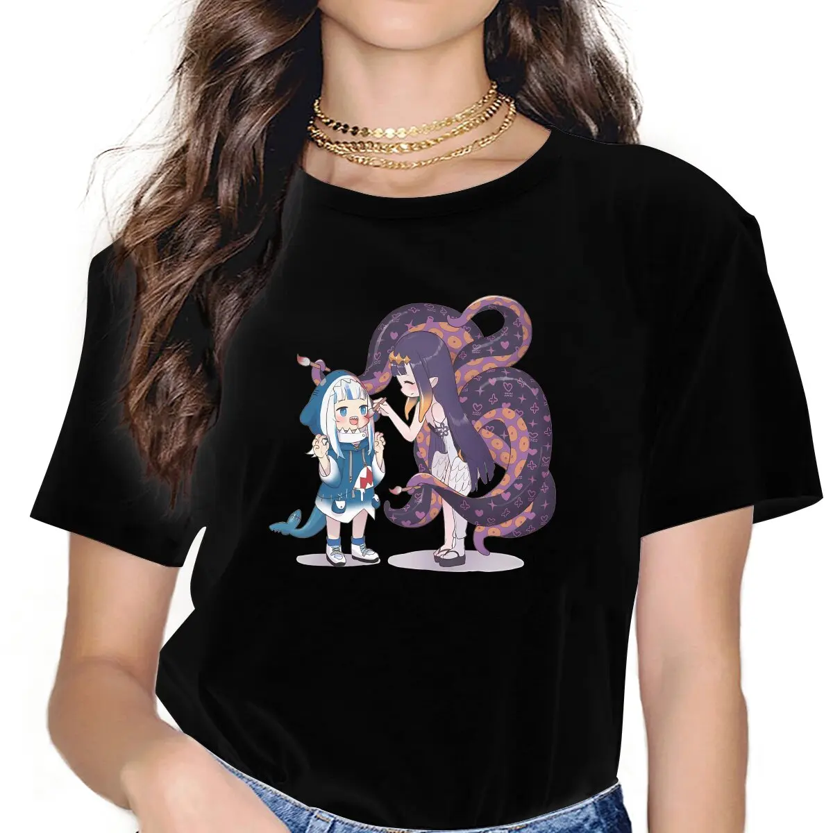 Ninomae Ina'nis Paint Women Clothing Anime Hololive Graphic Female Tshirts Vintage Gothic Loose Tops Tee Kawaii Girl Streetwear
Ninomae Ina'nis Paint Women Clothing Anime Hololive Graphic Female Tshirts Vintage Gothic Loose Tops Tee Kawaii Girl Streetwear