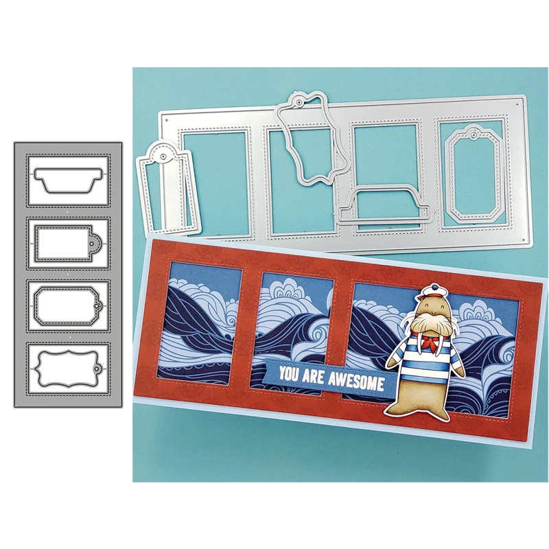 2023 New Long Rectangle Frame Metal Cutting Dies for Scrapbooking Mold Cut Stencil Handmade Kids DIY Card Make Mould Model Craft
2023 New Long Rectangle Frame Metal Cutting Dies for Scrapbooking Mold Cut Stencil Handmade Kids DIY Card Make Mould Model Craft
