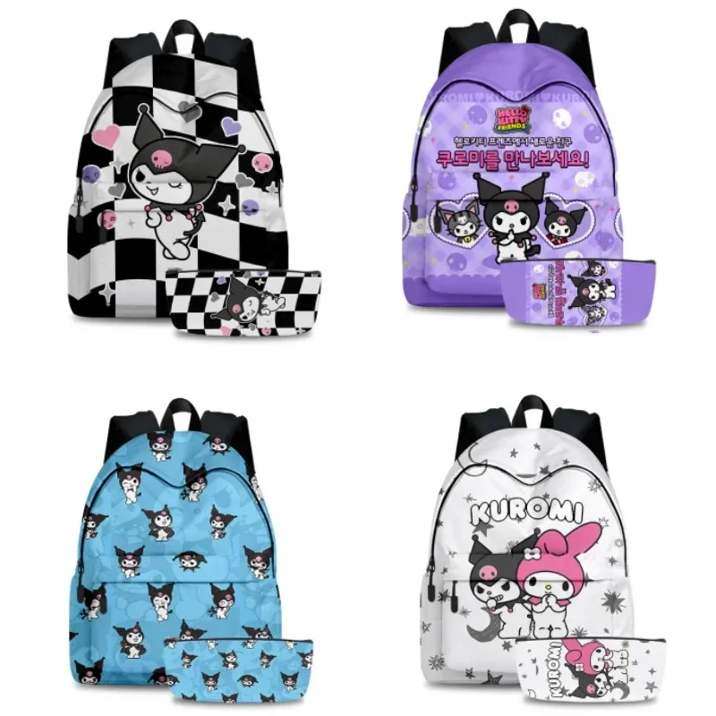 2PC-SET 3D Printing Peripheral Sanrio Kuromi Backpack Student School Bag Pencil Case Boys Girls Anime Cartoon School Bag Mochila 
2PC-SET 3D Printing Peripheral Sanrio Kuromi Backpack Student School Bag Pencil Case Boys Girls Anime Cartoon School Bag Mochila