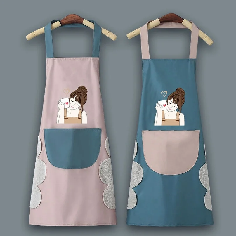 Family kitchen apron summer female waterproof and oil proof cooking apron the same new Internet celebrity style
Family kitchen apron summer female waterproof and oil proof cooking apron the same new Internet celebrity style