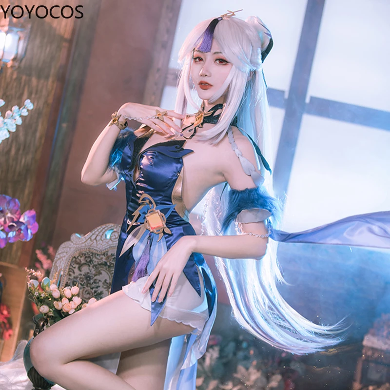 YOYOCOS Genshin Impact Ningguang Косплей Костюм Орхидея в пряжке Grace новая кожа игра Косплей вечернее платье комплект для вечеринки высокое качество
YOYOCOS Genshin Impact Ningguang Косплей Костюм Орхидея в пряжке Grace новая кожа игра Косплей вечернее платье комплект для вечеринки высокое качество