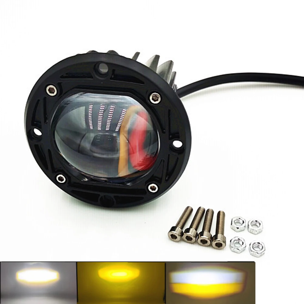 3 Inch 8D LED Lens Work Light 40W Dual Color 3inch Fog Lamp Driving Beam Durable And Functional Durable And Functional
3 Inch 8D LED Lens Work Light 40W Dual Color 3inch Fog Lamp Driving Beam Durable And Functional Durable And Functional