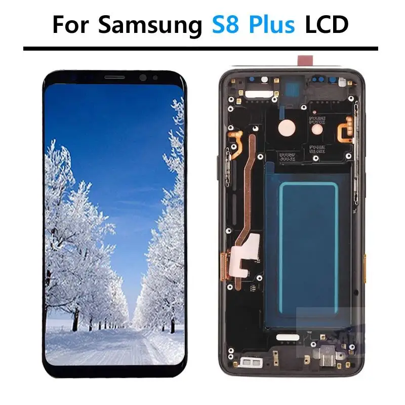 Оригинальный дисплей для Samsung Galaxy s8plus S8 Plus G955 G955f, ЖК-дисплей с рамкой, сенсорный экран, дигитайзер, ЖК-дисплей с инструментами
Оригинальный дисплей для Samsung Galaxy s8plus S8 Plus G955 G955f, ЖК-дисплей с рамкой, сенсорный экран, дигитайзер, ЖК-дисплей с инструментами