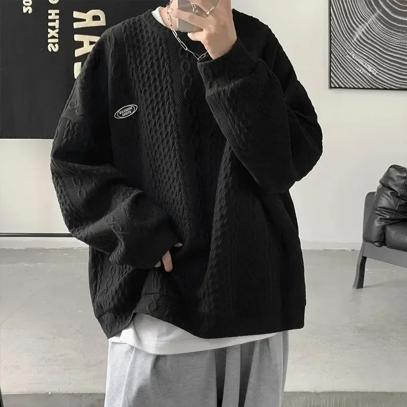 Cozok Korean Men Sweatshirts Hip Hop Solid Color Basic O Neck Oversized Pullovers 2023 Autumn Fashion Casual Long Sleeve Tops
Cozok Korean Men Sweatshirts Hip Hop Solid Color Basic O Neck Oversized Pullovers 2023 Autumn Fashion Casual Long Sleeve Tops