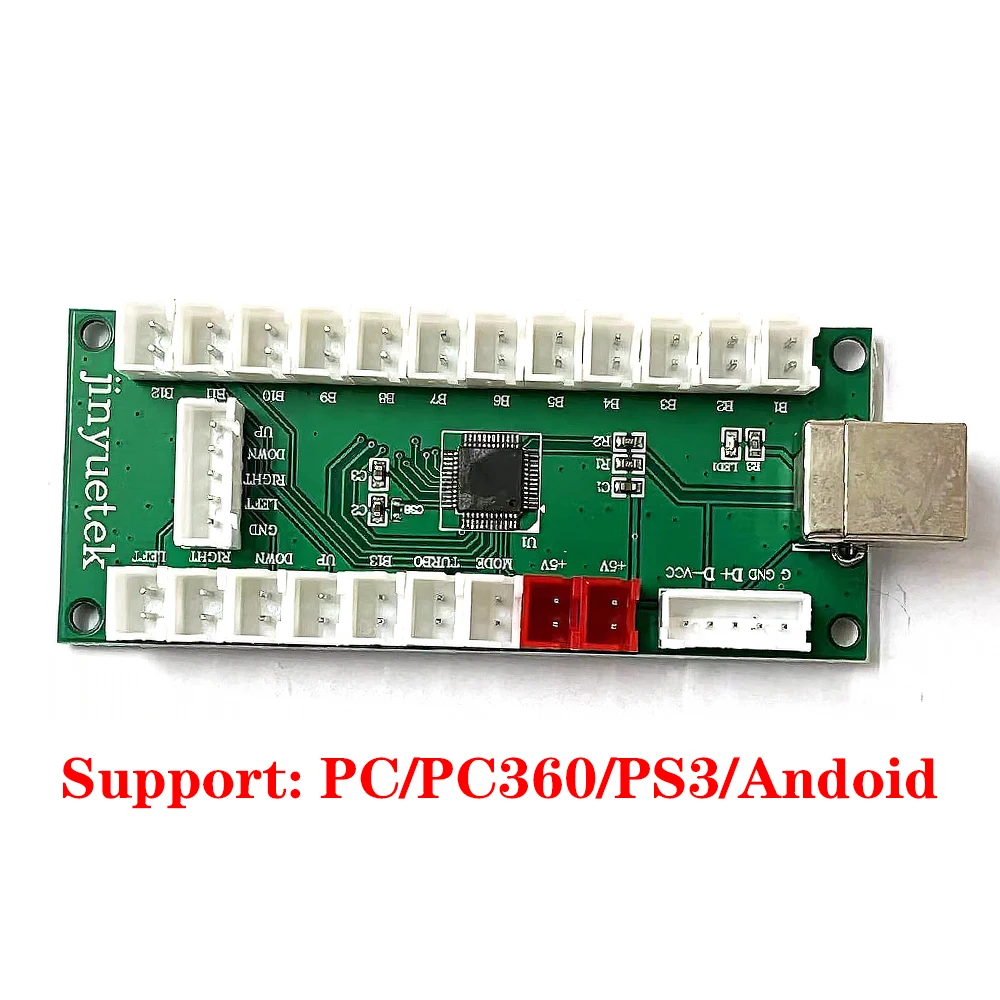 PS3/ПК/Raspberry Pi /Android 4 в 1 контрольная аркадная плата с нулевой задержкой