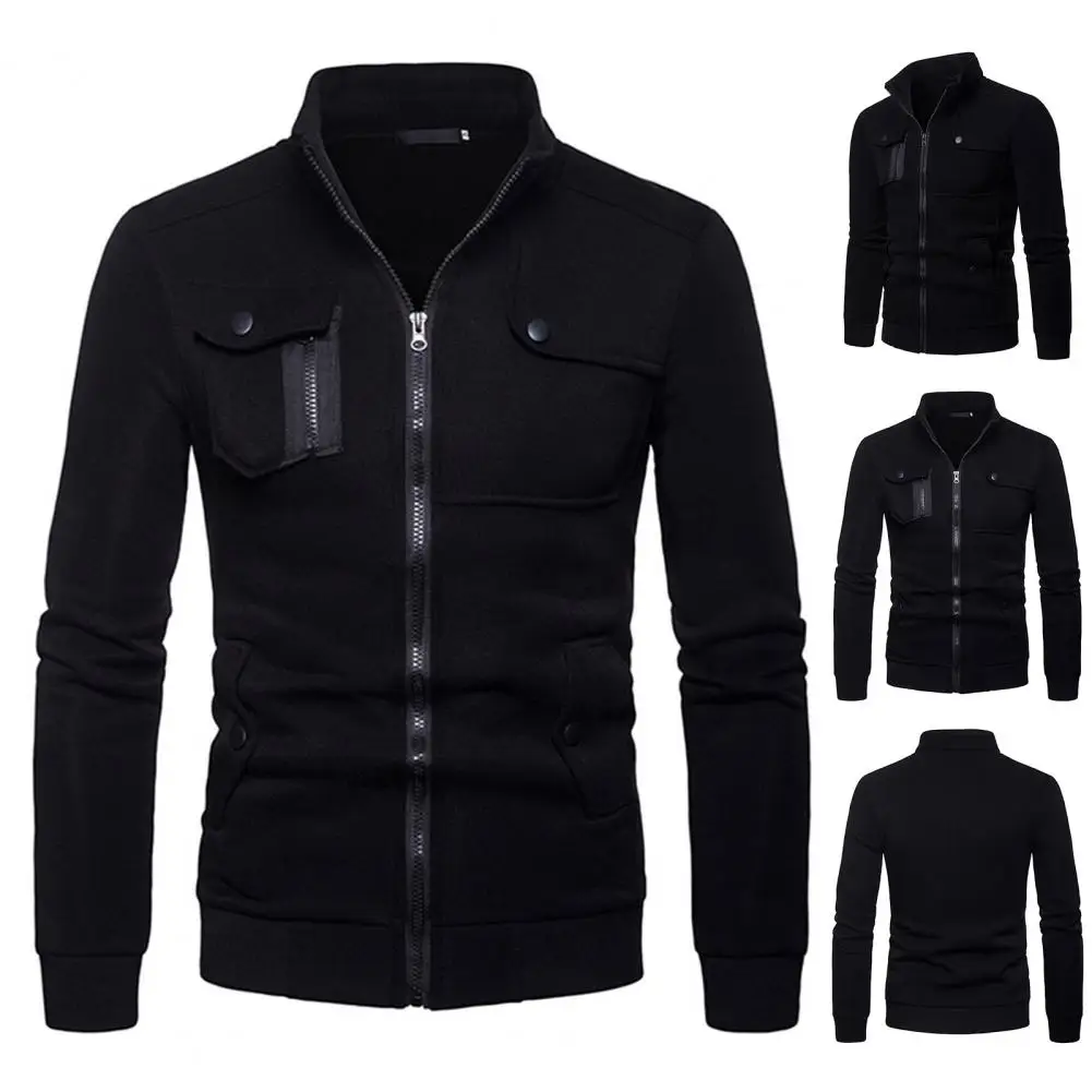 Stylish Autumn Coat Casual Men Autumn Coat Stand Collar Soft Slim Fit Autumn Coat Thermal
Stylish Autumn Coat Casual Men Autumn Coat Stand Collar Soft Slim Fit Autumn Coat Thermal