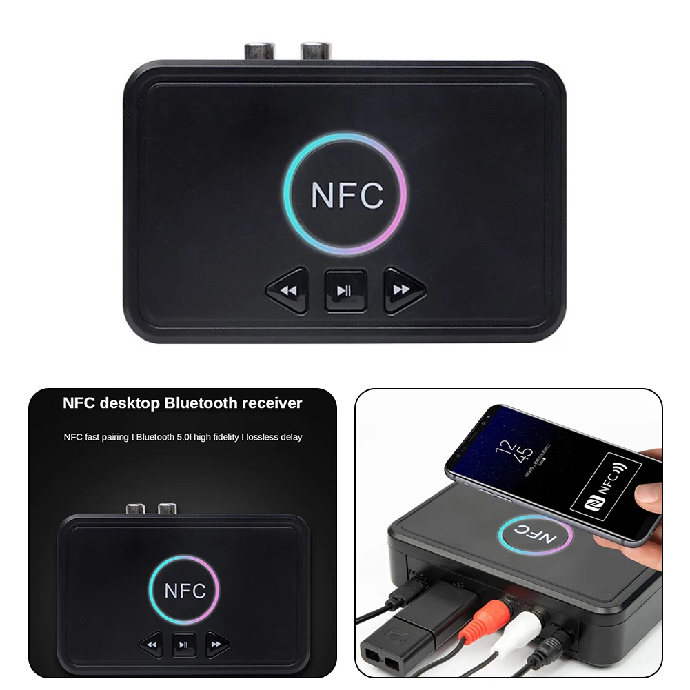 NFC5.0 Bluetooth Audio Receiver In Car With Old Speaker To Wireless Aux Interface A2DP/AVRCP Bluetooth Adapter
NFC5.0 Bluetooth Audio Receiver In Car With Old Speaker To Wireless Aux Interface A2DP/AVRCP Bluetooth Adapter