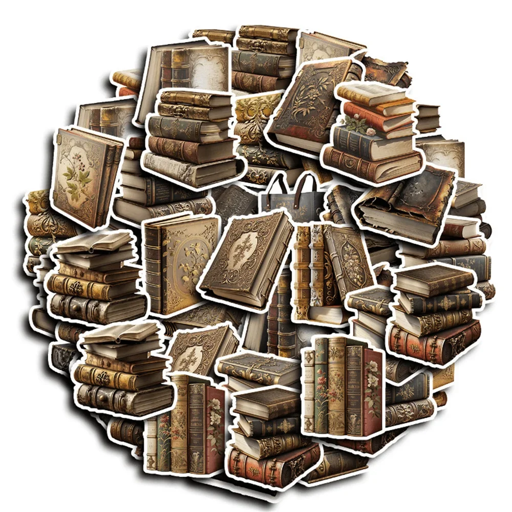 Набор из 50 винтажных наклеек "Волшебная книга"
Набор из 50 винтажных наклеек "Волшебная книга"