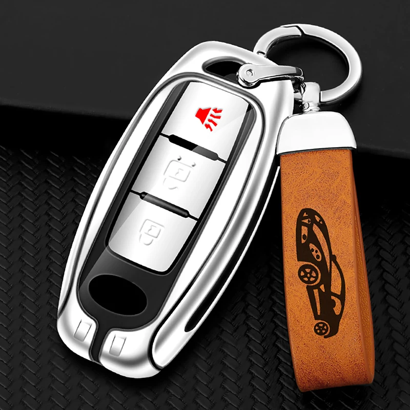 Zinc Alloy Leather Car Key Case for Infiniti QX50 QX56 QX60 QX70 QX80 Q50 Q60 Q70 FX35 FX37 EX25 EX35 G35 G37 JX35 M35 M37 ESQ 
Zinc Alloy Leather Car Key Case for Infiniti QX50 QX56 QX60 QX70 QX80 Q50 Q60 Q70 FX35 FX37 EX25 EX35 G35 G37 JX35 M35 M37 ESQ
