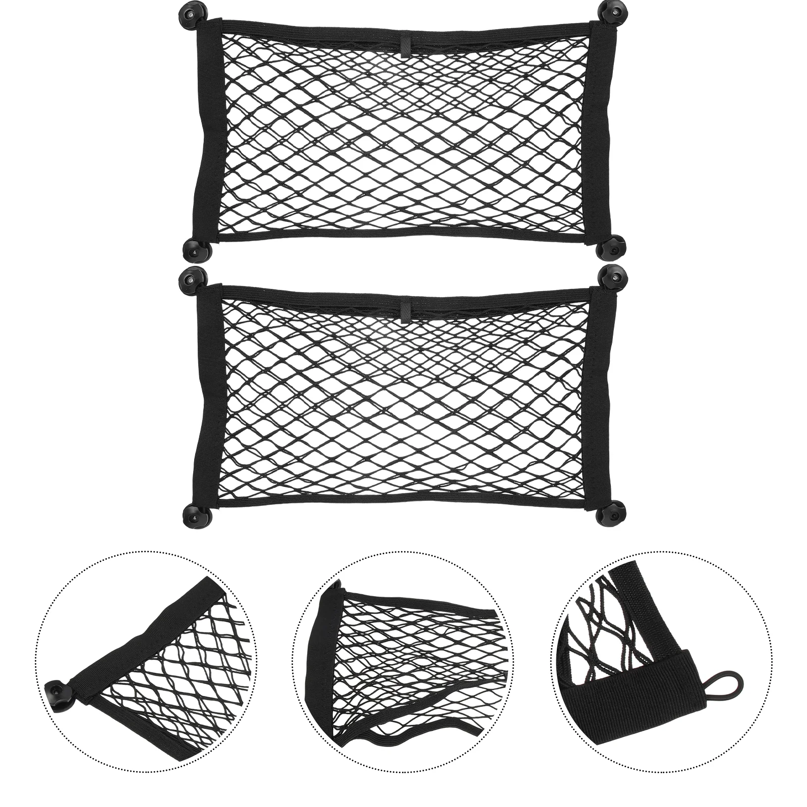 

Stretchable Small Cargo Net Camper Storage Rv Organization Suv Seat Organizer Front