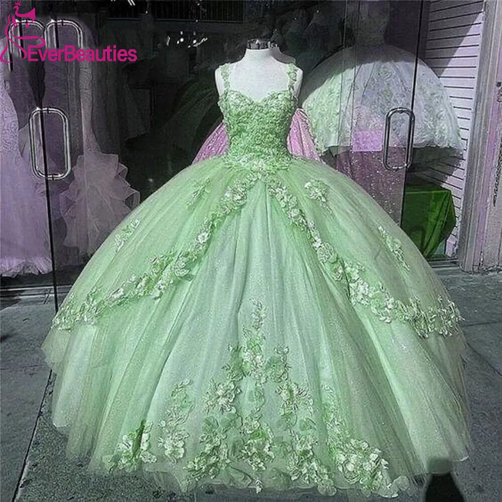 vestidos de 15 quinceañera Tulle Appliques Quinceanera Dresses Ball Gown Mint Green Платья на выпускн Prom Gown for Women
vestidos de 15 quinceañera Tulle Appliques Quinceanera Dresses Ball Gown Mint Green Платья на выпускн Prom Gown for Women