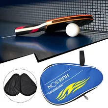 Professional Table Tennis Rackets Bat Bag 30*20cm Black Blue Oxford Ping Pong Case With Balls Bag Portable Sports Racket Bag
