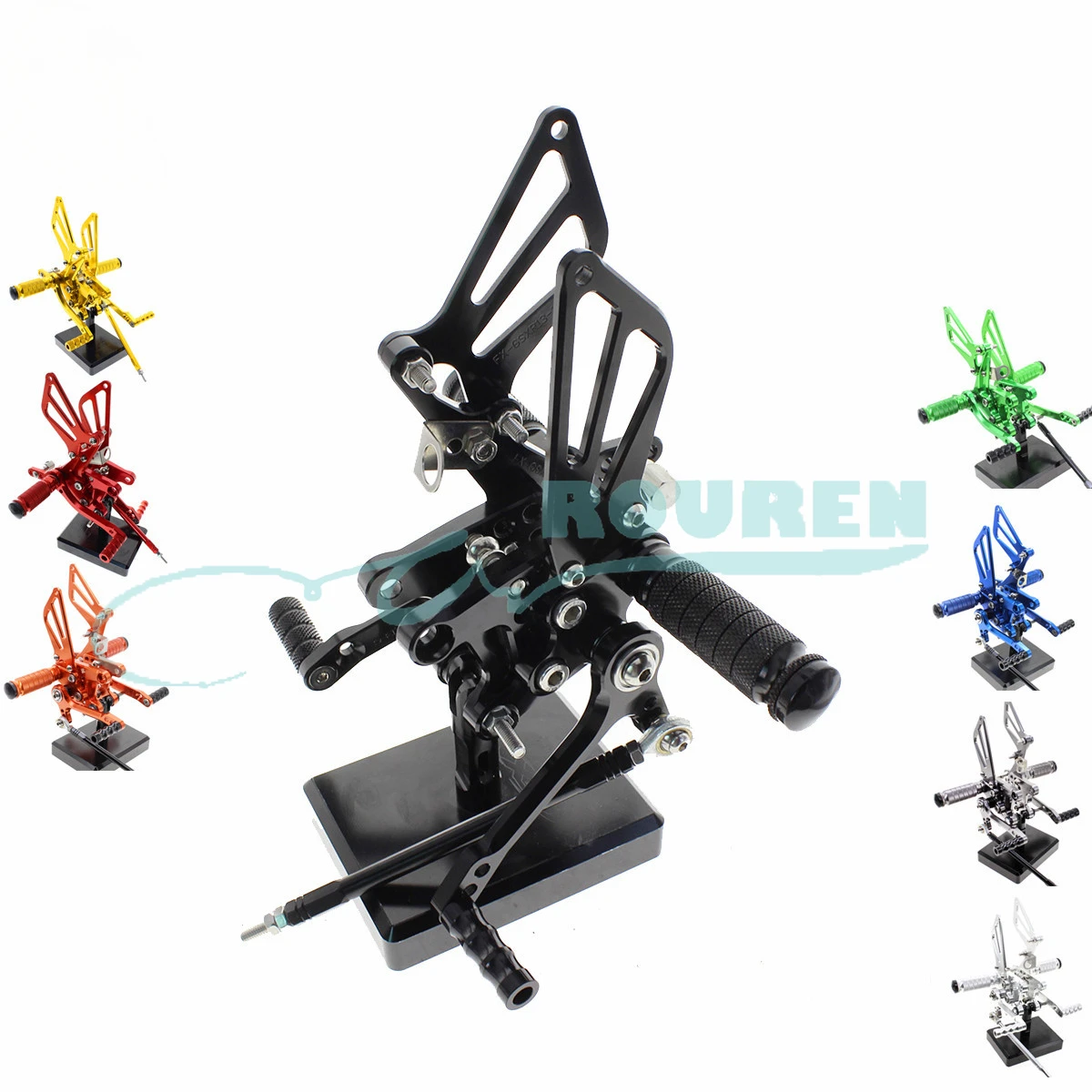 CNC Rear Set Stand Footpegs Motorcycle Rearset Footrest Foot Pedal Pegs for Suzuki GSXR1000 GSXR600 GSXR750 SV650/S Shift Lever
CNC Rear Set Stand Footpegs Motorcycle Rearset Footrest Foot Pedal Pegs for Suzuki GSXR1000 GSXR600 GSXR750 SV650/S Shift Lever
