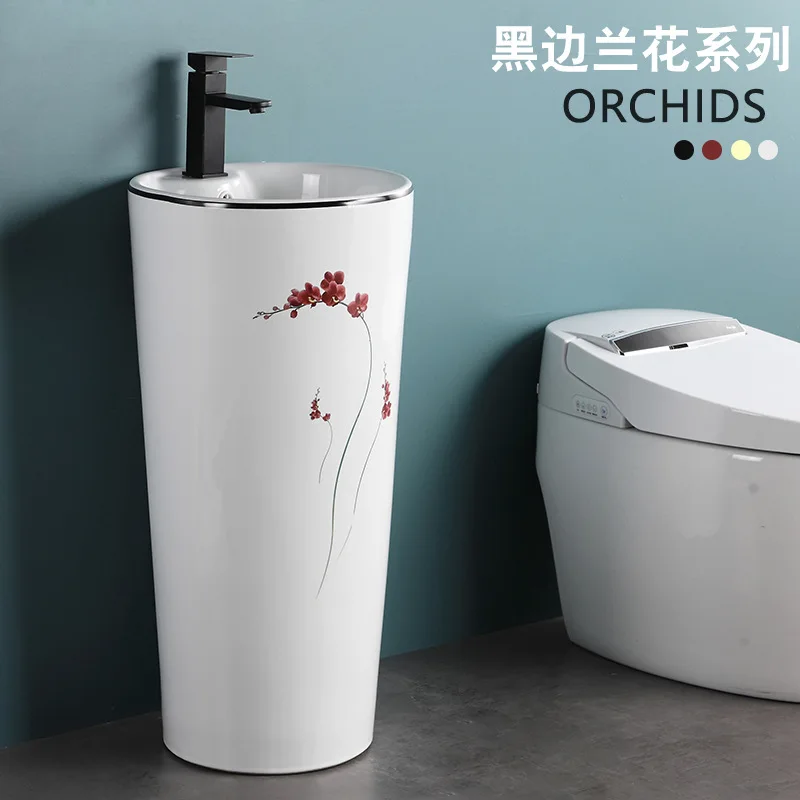 Art Pedestal Basin Balcony Bathroom Bathroom Ceramic Washbasin Large Capacity Deep Basin Wash Basin
Art Pedestal Basin Balcony Bathroom Bathroom Ceramic Washbasin Large Capacity Deep Basin Wash Basin
