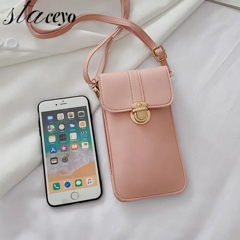 Women Bags PU Leather Touch Screen Cell Phone Wallets Hasp Crossbody Shoulder Strap Handbag For Female Simple Women Bags
Women Bags PU Leather Touch Screen Cell Phone Wallets Hasp Crossbody Shoulder Strap Handbag For Female Simple Women Bags