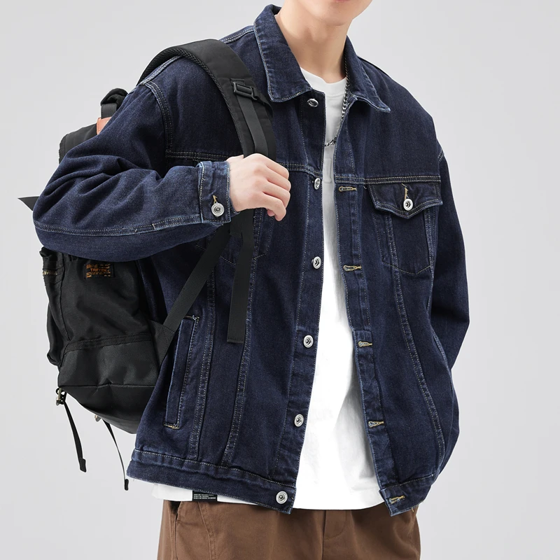 2023 New spring Men Denim Jacket Fashion Solid Color Women's Denim Coat Long Sleeve Slim Fit Quality Brand Designer Male Jackets
2023 New spring Men Denim Jacket Fashion Solid Color Women's Denim Coat Long Sleeve Slim Fit Quality Brand Designer Male Jackets