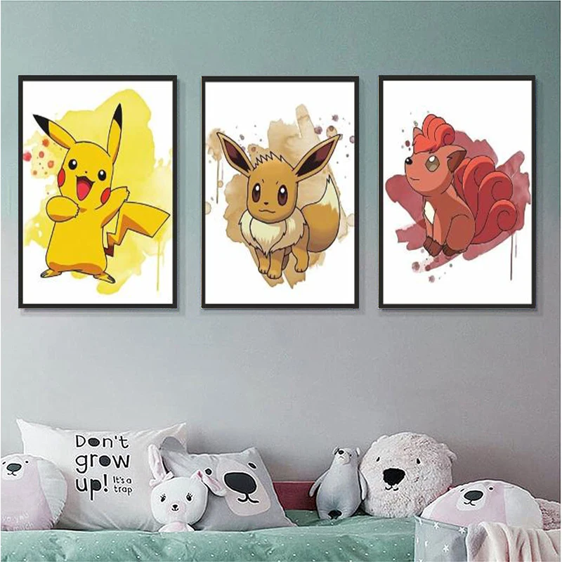 Anime Wall Poster Printing For Children Bedroom Decor Aesthetic Cartoon Pocket Monster Canvas Art Picture Spray painting
Anime Wall Poster Printing For Children Bedroom Decor Aesthetic Cartoon Pocket Monster Canvas Art Picture Spray painting