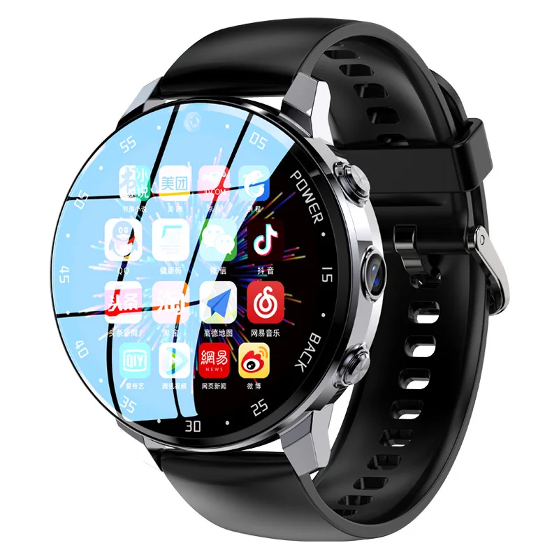 

2023 NEW A3 Global Version 4G NET Smartwatch Android OS 800mAH Battery 1.43" Screen Blood Pressure GPS Location Men Smart Watch