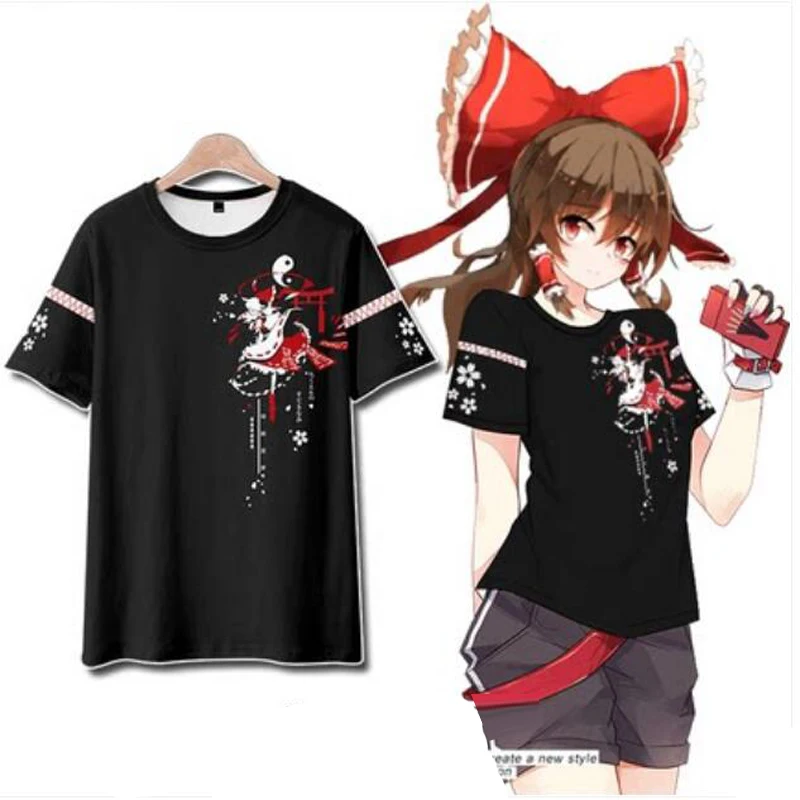 Футболка с рисунком Аниме TouHou Project Hakurei Reimu для женщин и мужчин, летняя футболка с коротким рукавом для мальчиков и девочек, детские футболки с рисунком, уличная одежда для косплея
Футболка с рисунком Аниме TouHou Project Hakurei Reimu для женщин и мужчин, летняя футболка с коротким рукавом для мальчиков и девочек, детские футболки с рисунком, уличная одежда для косплея