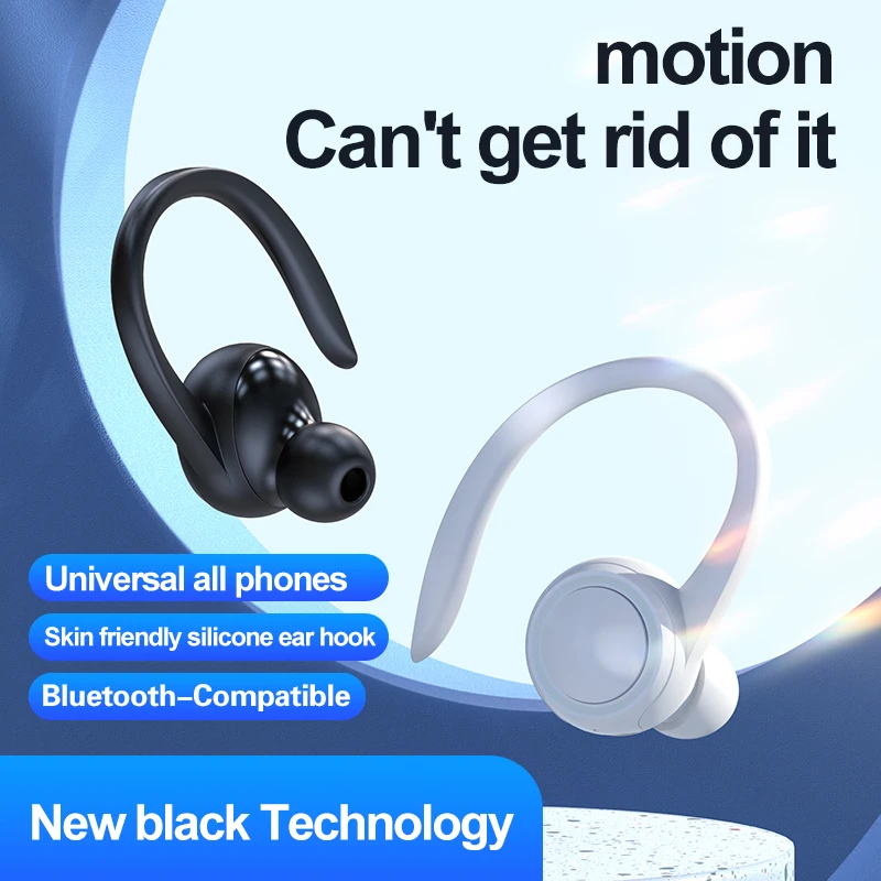 A1S Bluetooth-compatible Headset New Hanging Ear In-ear Wireless Earphone True Stereo Sports Single Ear Business Headphones
A1S Bluetooth-compatible Headset New Hanging Ear In-ear Wireless Earphone True Stereo Sports Single Ear Business Headphones