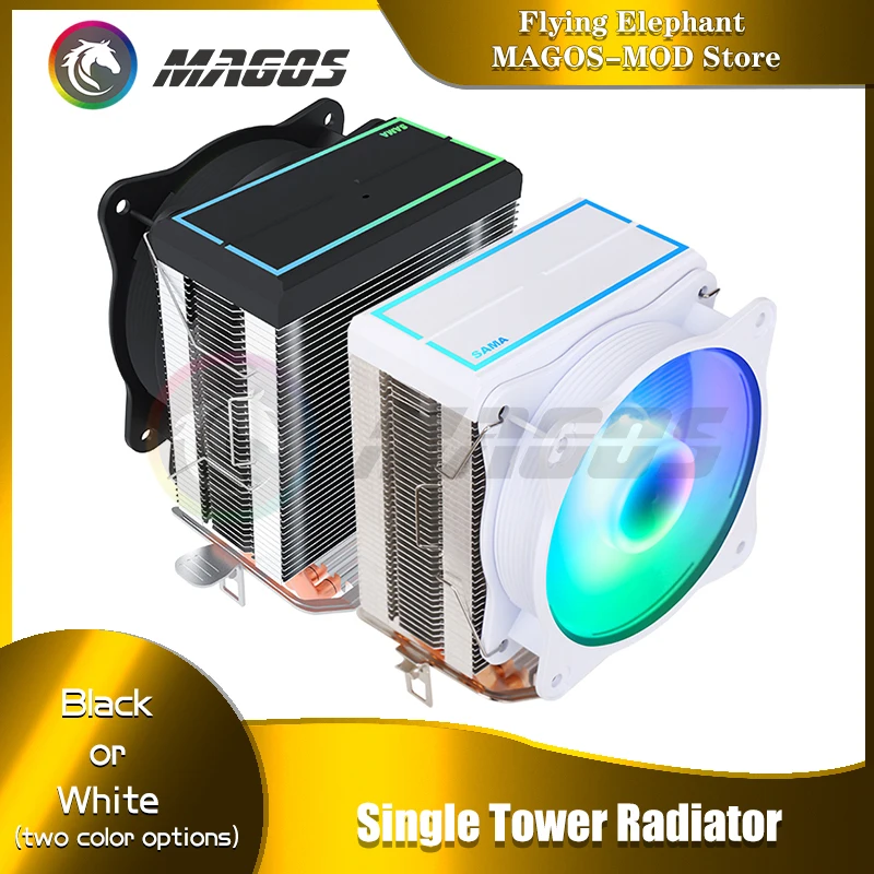 SAMA KA450 4 Copper Pipe Double Tower RGB Cpu Radiator Cooler 90MM 4Pin Fan 775 1150 1155 1366 1700 AM3 AM4 2011 PC Heat Sink
SAMA KA450 4 Copper Pipe Double Tower RGB Cpu Radiator Cooler 90MM 4Pin Fan 775 1150 1155 1366 1700 AM3 AM4 2011 PC Heat Sink