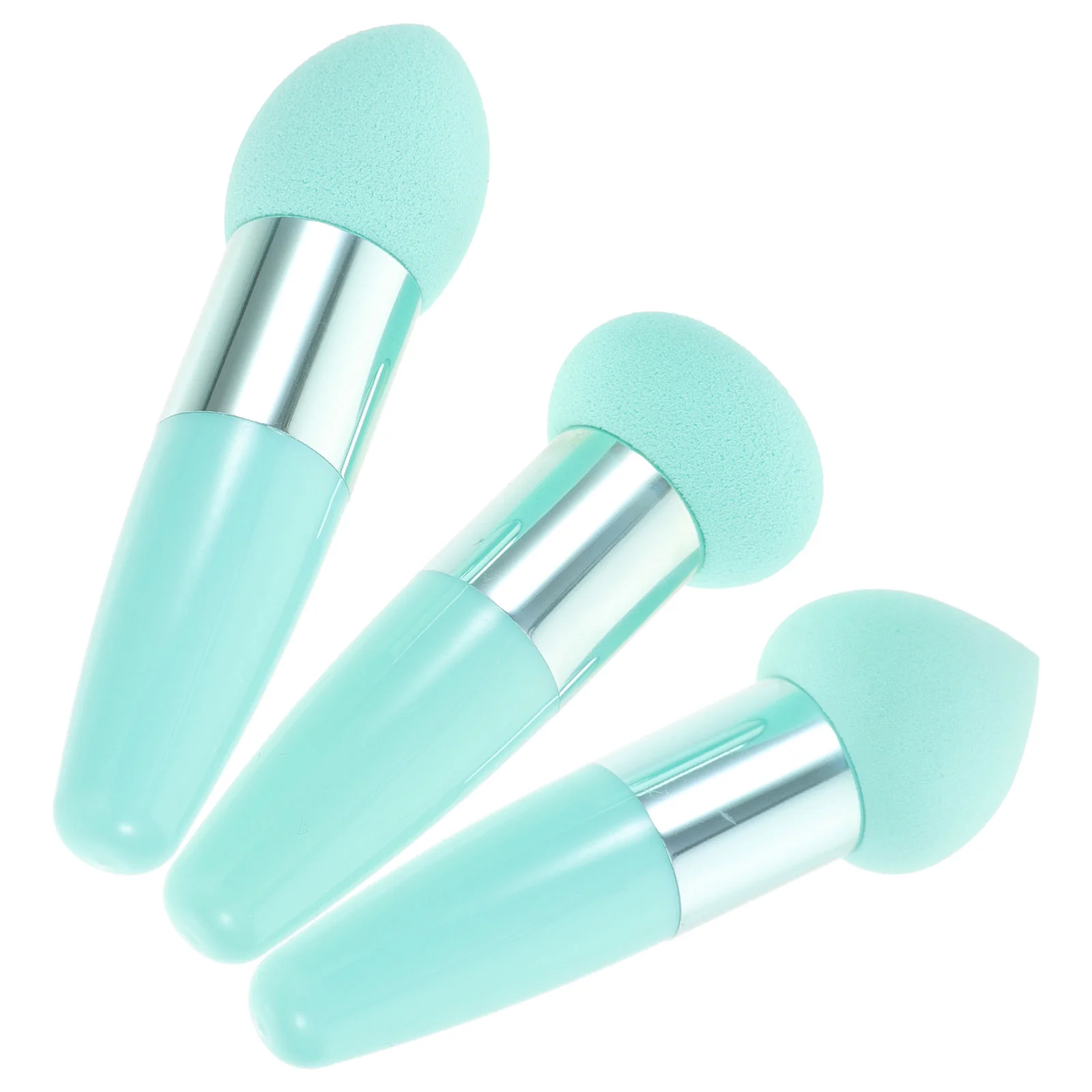 

3 Pcs Little Mushroom Makeup Pen Mini Portable Blender Handheld Pens Brush Sponge Beauty Supplies Handle Foundation Miss