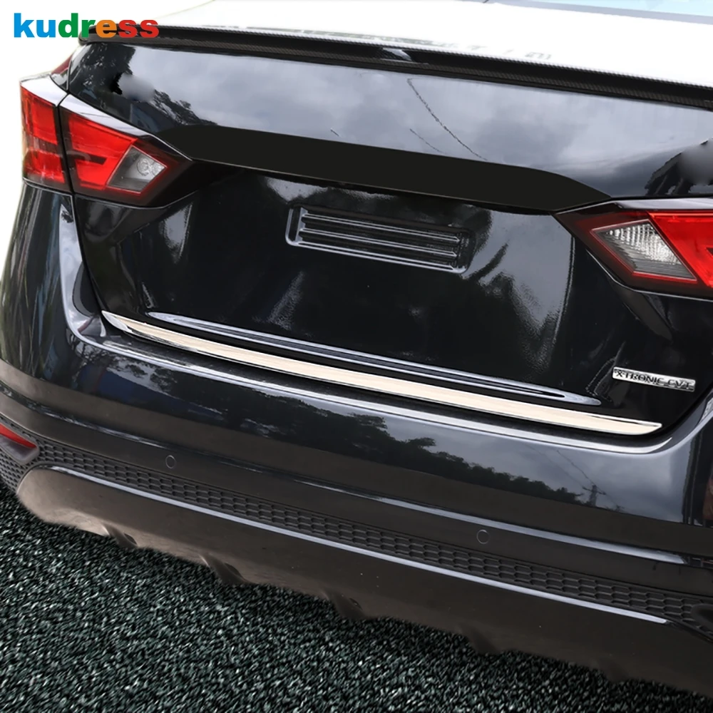 Стайлинг автомобиля для Nissan Altima 2019 2020 2021 2022, отделка крышки багажника из нержавеющей стали, декоративная лента для молдинга задней двери
Стайлинг автомобиля для Nissan Altima 2019 2020 2021 2022, отделка крышки багажника из нержавеющей стали, декоративная лента для молдинга задней двери