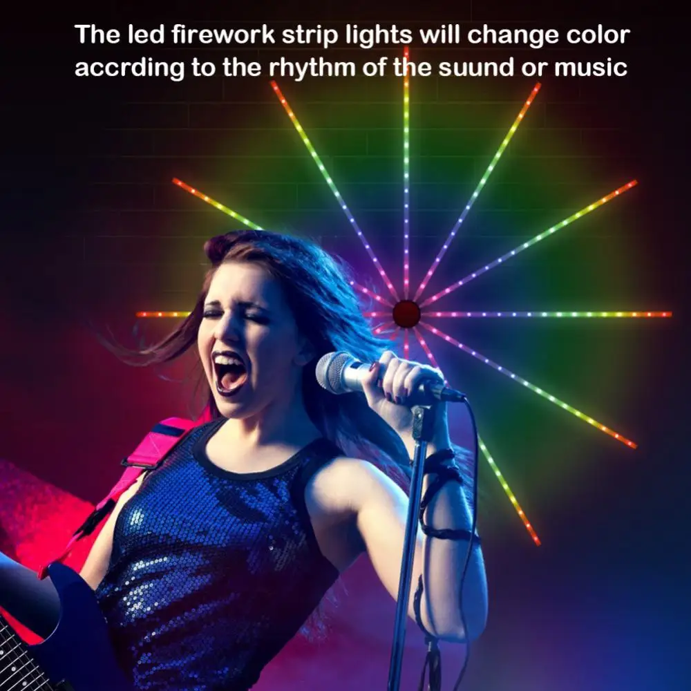 1pc Led Firework Light 24-key Firework Copper Wire Lights Interactive Music Music Function 5v Firework Lights 6w
1pc Led Firework Light 24-key Firework Copper Wire Lights Interactive Music Music Function 5v Firework Lights 6w
