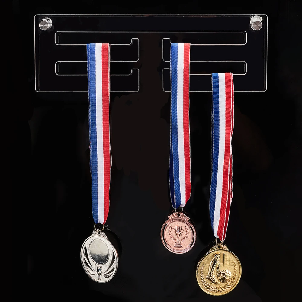 

Clear Medals Display Hanger Rack 30cm Rectangle Acrylic Medal Holder Wall Mount Easy to Install Medal Display Holder Frame