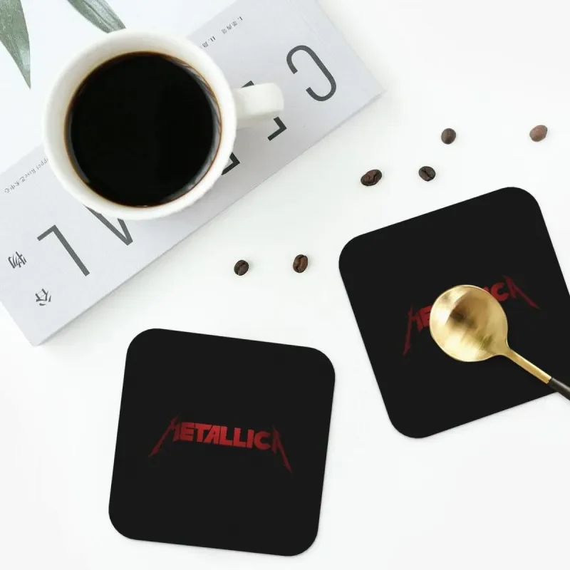 Metallicas Heavy Metal Music Coasters Kitchen Placemats Waterproof Insulation Cup Coffee Mats Decor Home Tableware Pads Set of 4
Metallicas Heavy Metal Music Coasters Kitchen Placemats Waterproof Insulation Cup Coffee Mats Decor Home Tableware Pads Set of 4