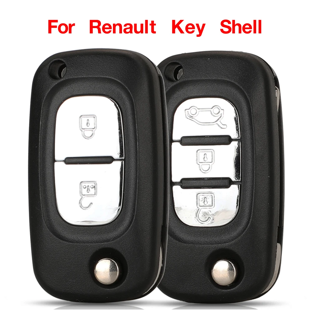 

Jingyuqin 2/3 кнопочный оригинальный складной пульт дистанционного управления для автомобильного ключа чехол для Renault Fluence Clio Megane Kangoo Modus Замена