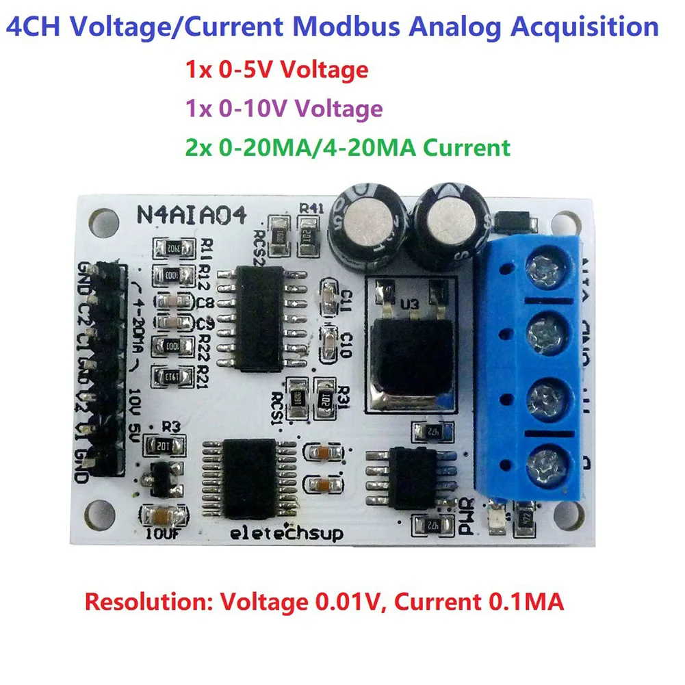 Модуль сбора сигнала аналоговый, PLC RS485 датчик сбора сигнала, напряжение 0-10 В, 4-20 мА, 45*30*15 мм
Модуль сбора сигнала аналоговый, PLC RS485 датчик сбора сигнала, напряжение 0-10 В, 4-20 мА, 45*30*15 мм