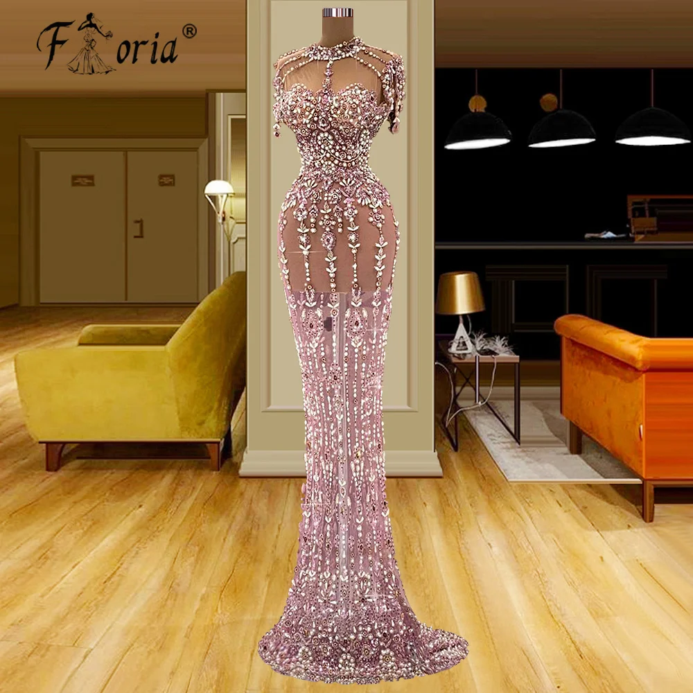 Sexy Glitter Full Beads Pearls Mermaid Cap Sleeves Dress Formal 2022 Lilac Silver Evening Gowns Trumpet Dresses For Women Party
Sexy Glitter Full Beads Pearls Mermaid Cap Sleeves Dress Formal 2022 Lilac Silver Evening Gowns Trumpet Dresses For Women Party