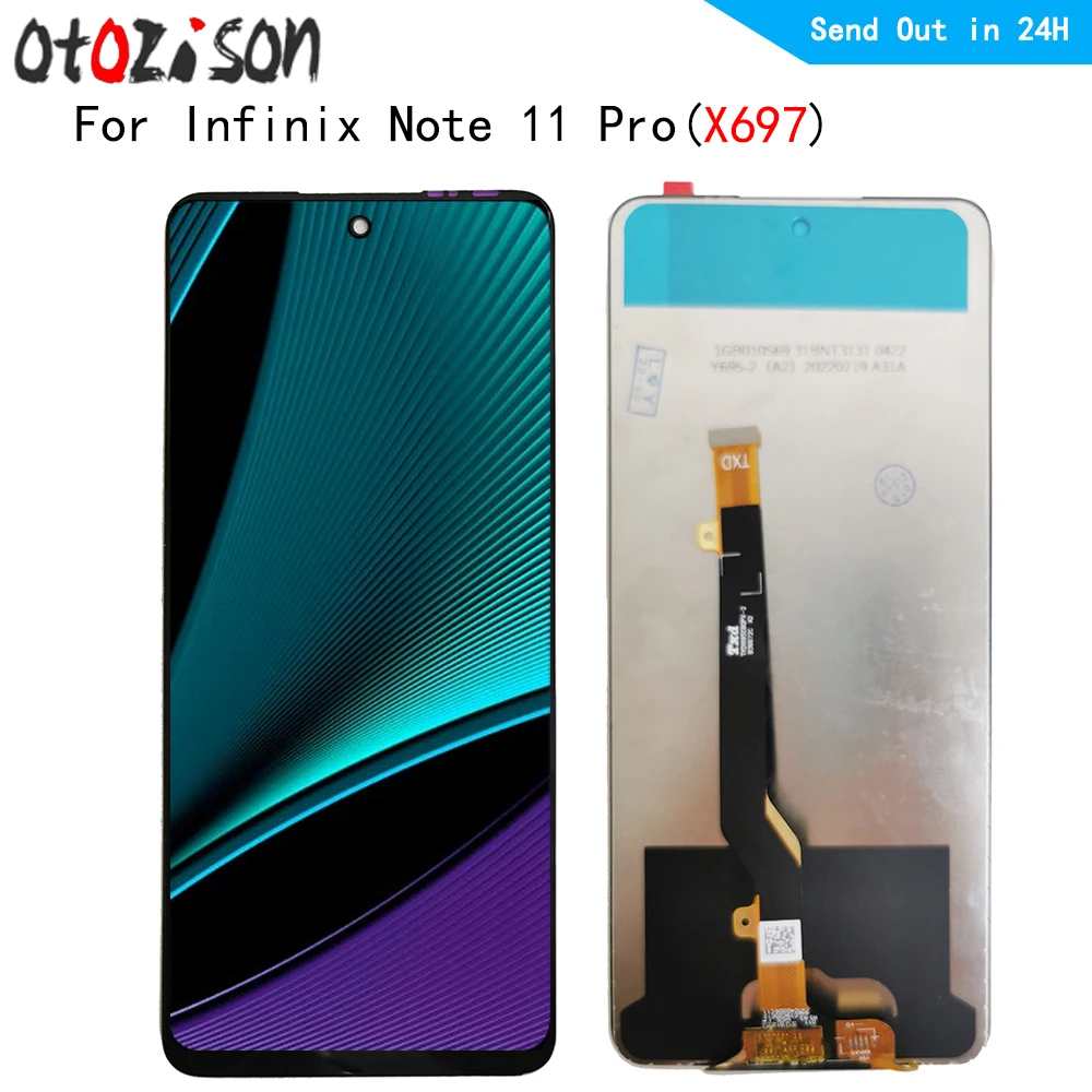 X697 ЖК-дисплей 6 95 дюйма IPS для Infinix Note 11 Pro с сенсорной панелью и дигитайзером экрана