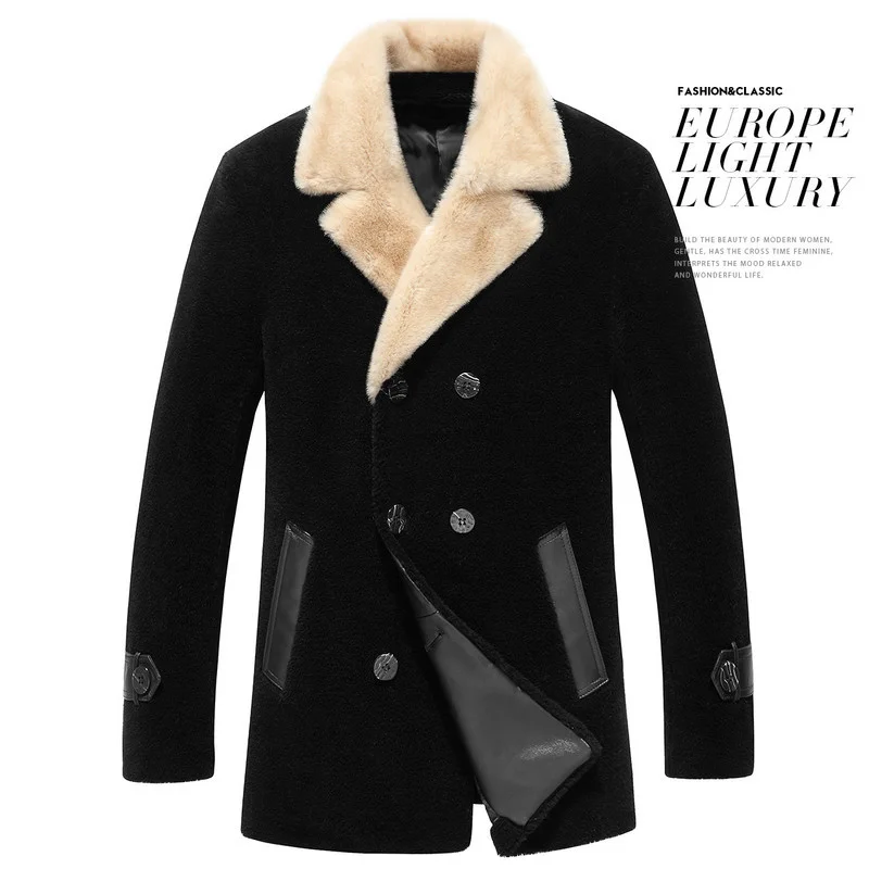 Men Wool Real 80% Fur Mens Coat Jackets and Coats Autumn Winter Male Jacket Plus Size 4xl Casual 2023 Ropa Hombre Pph2480
Men Wool Real 80% Fur Mens Coat Jackets and Coats Autumn Winter Male Jacket Plus Size 4xl Casual 2023 Ropa Hombre Pph2480
