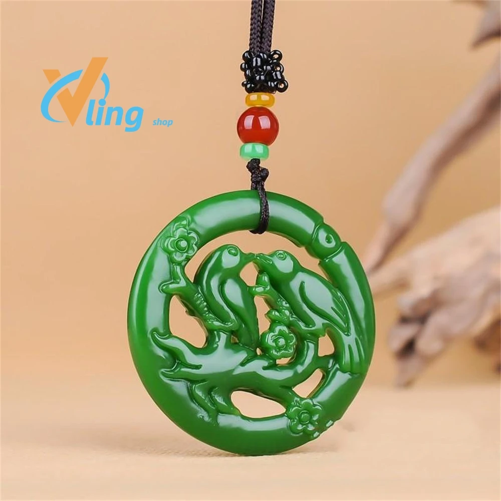 Natural Jade Yellow Hand Carved Magpie Pendant Fashion Boutique Jewelry Men's and Women's Eyebrow Necklace Gift Accessories
Natural Jade Yellow Hand Carved Magpie Pendant Fashion Boutique Jewelry Men's and Women's Eyebrow Necklace Gift Accessories