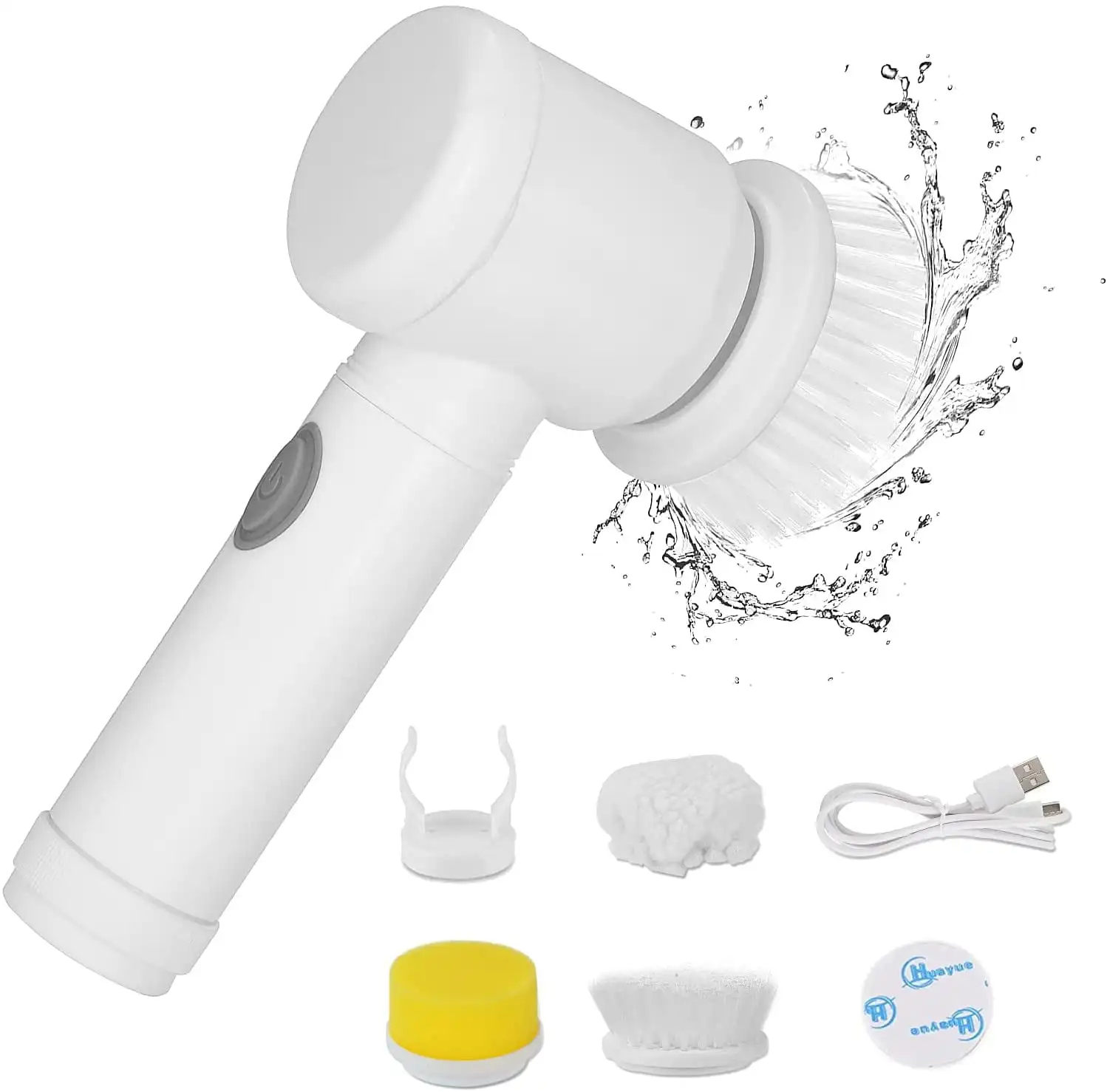 New Handheld Dishwashing Brush Cleaning Tool USB 5 in 1 Grooved Multifunctional Brush Electric Cleaning Brush For Kitchen Home
New Handheld Dishwashing Brush Cleaning Tool USB 5 in 1 Grooved Multifunctional Brush Electric Cleaning Brush For Kitchen Home