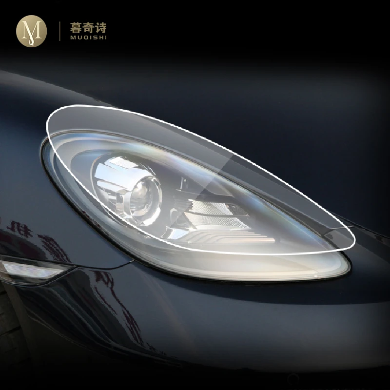 For Porsche 718 2014-2023 Car Exterior PPF protective film Headlamp scratch protection TPU transparent film Smoked black refit
For Porsche 718 2014-2023 Car Exterior PPF protective film Headlamp scratch protection TPU transparent film Smoked black refit
