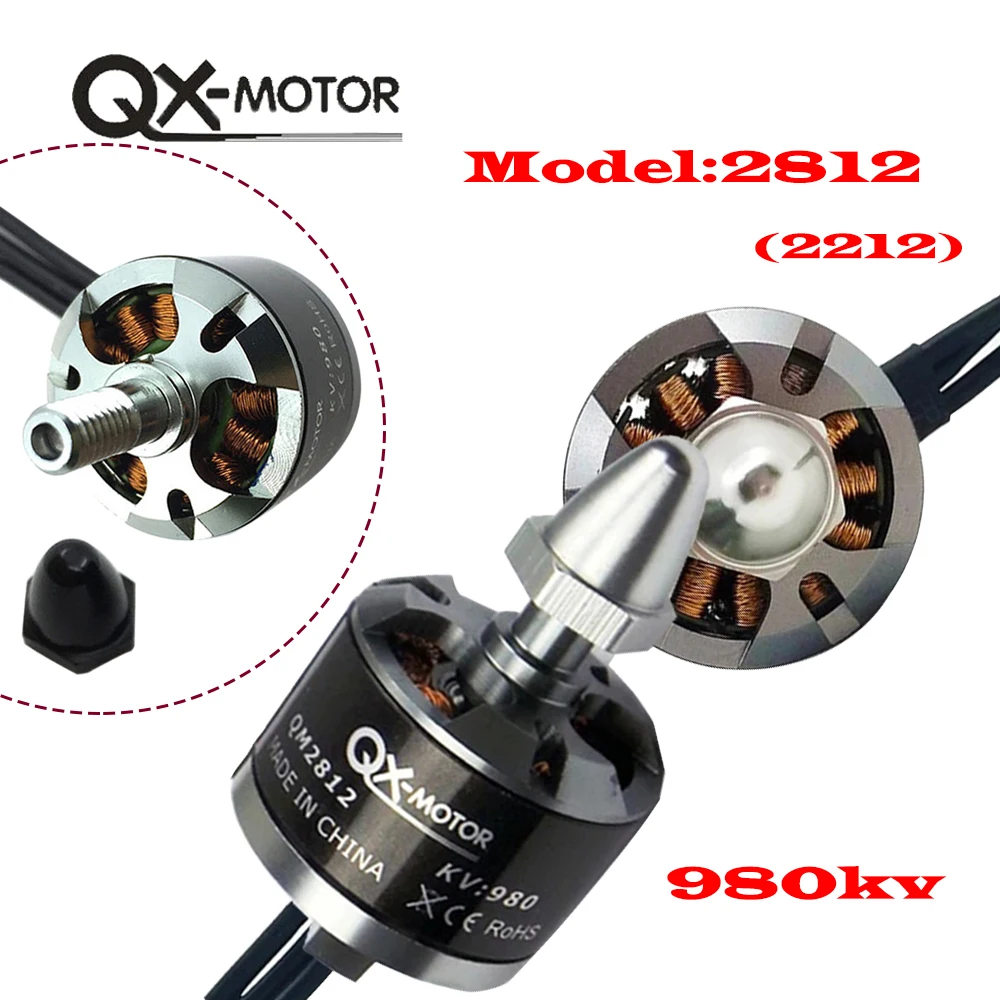 

QX-Motor QM2812 (2212) 980KV waterproof Brushless Motor CW CCW for F330 F450 F550 Multicopter RC quadcopter Drone Motor Parts