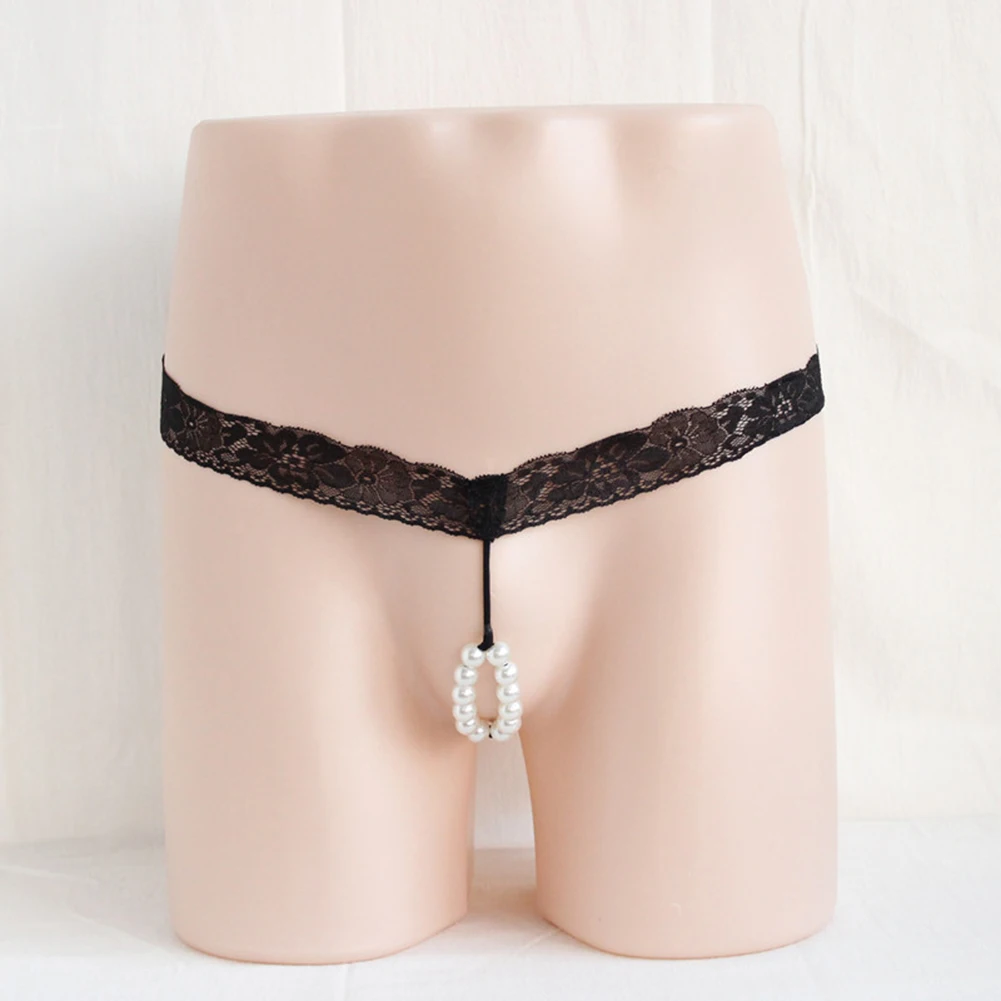 Mens Lace Waistband Low Rise Thong Panties Pearl Beaded Dick O Ring G-String Briefs Hollow Open Butt Erotic Underwear Lingerie
Mens Lace Waistband Low Rise Thong Panties Pearl Beaded Dick O Ring G-String Briefs Hollow Open Butt Erotic Underwear Lingerie