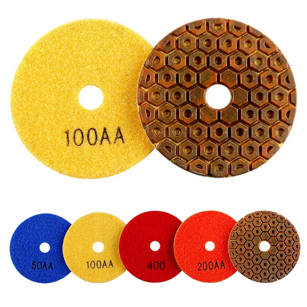 4 Inch Super Diamond Polishing Pads Copper Bond Wet For Granite Marble Concrete Fast Grinding Tools Polishing Grinding Discs
4 Inch Super Diamond Polishing Pads Copper Bond Wet For Granite Marble Concrete Fast Grinding Tools Polishing Grinding Discs