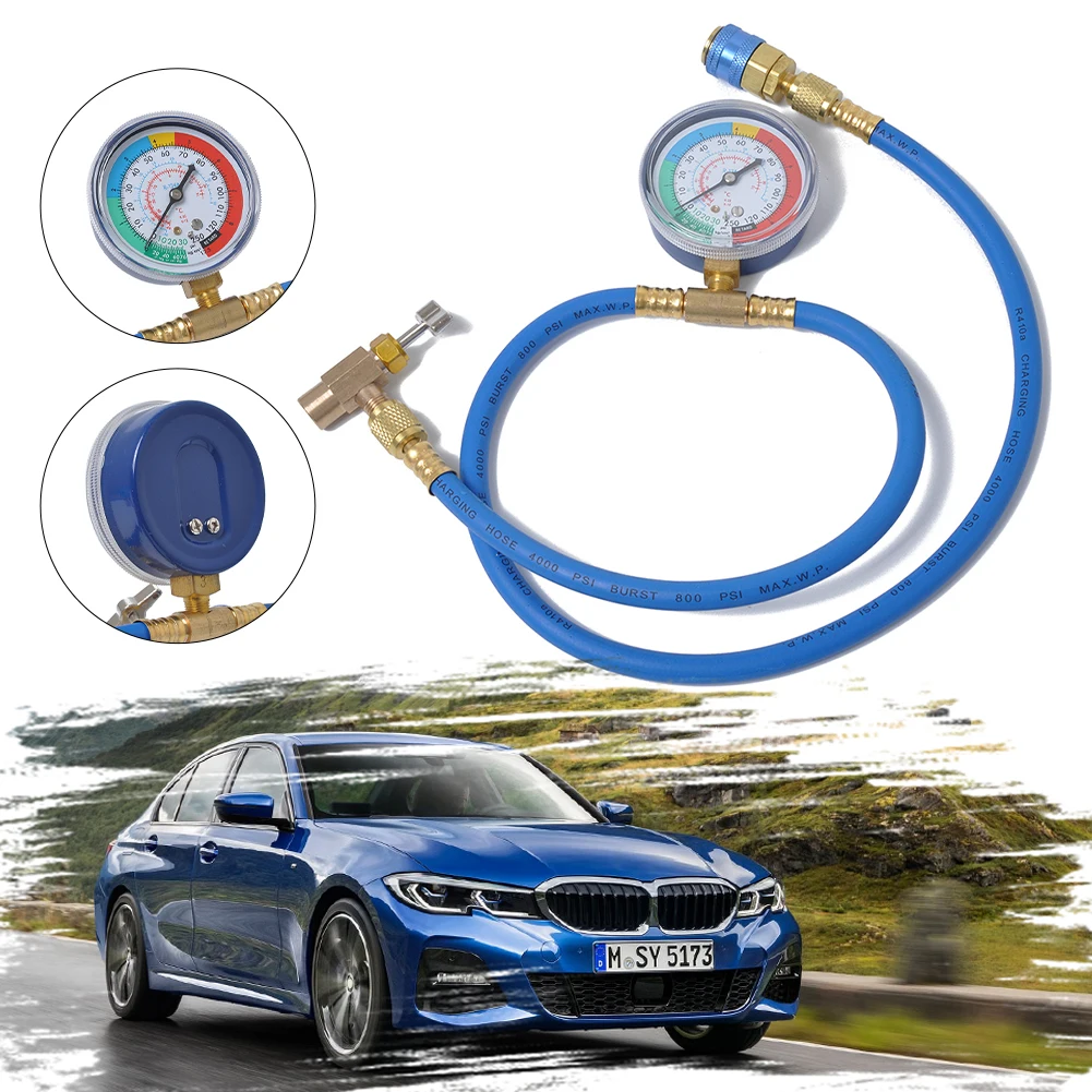 New Car Air Conditioning Repair Tool R134a Air Conditioner Fluoride Tube Quick Release Refrigerant Connector Cold Pressure Gauge
New Car Air Conditioning Repair Tool R134a Air Conditioner Fluoride Tube Quick Release Refrigerant Connector Cold Pressure Gauge
