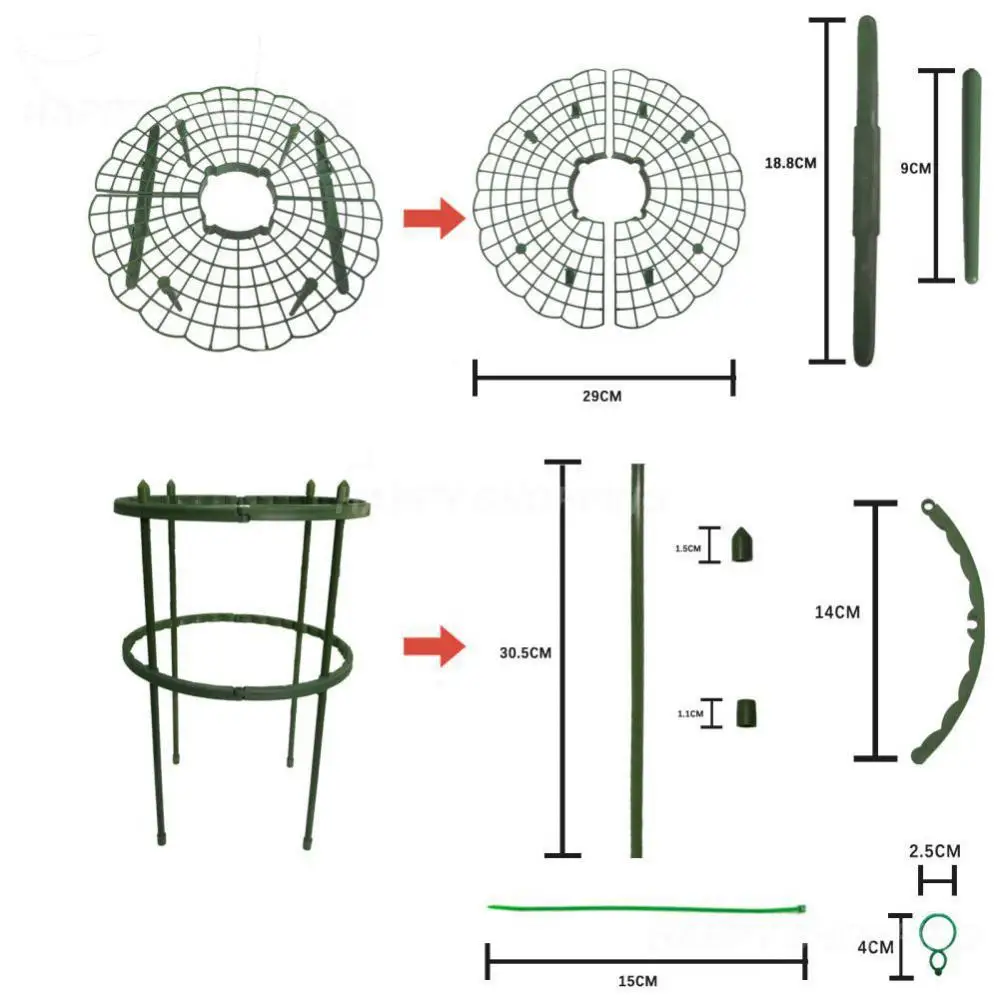 Plant Cage Holder Detachable Long-lasting Sturdy Durability Quality Plastic Vegetables Plant Trellis Plants Fixing Rod Stackable
Plant Cage Holder Detachable Long-lasting Sturdy Durability Quality Plastic Vegetables Plant Trellis Plants Fixing Rod Stackable